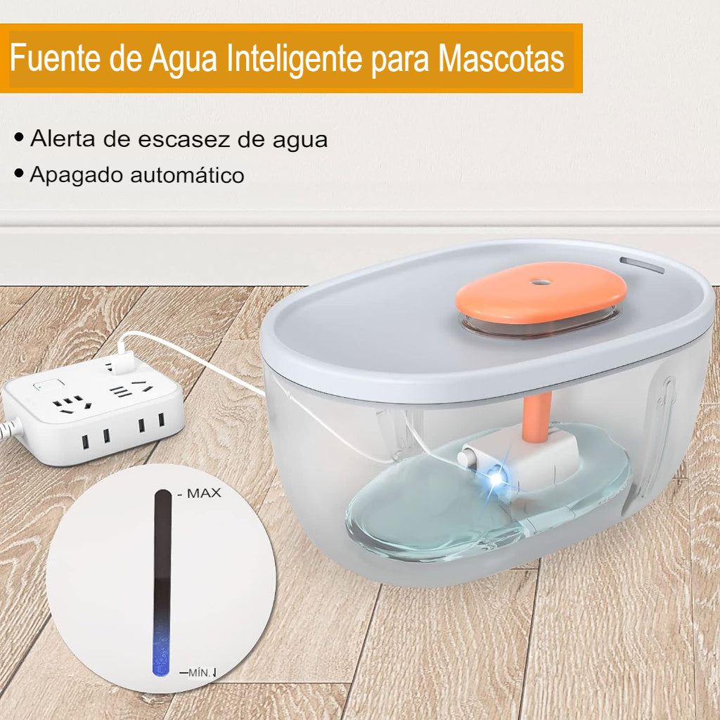 Fuente Purificadora para Mascotas blanca
