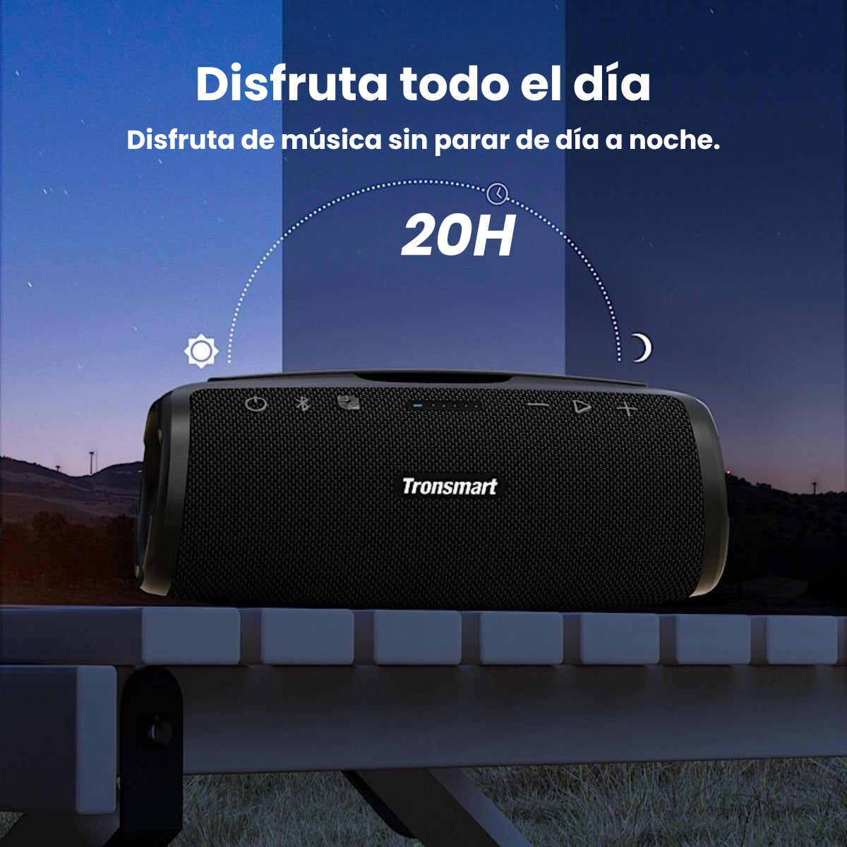 Tronsmart Mirtune S100 Parlante Bluetooth Impermeable 20 Hrs