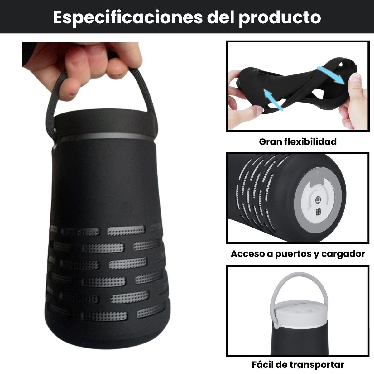 Bose Soundlink Revolve Plus + Silicona Protectora