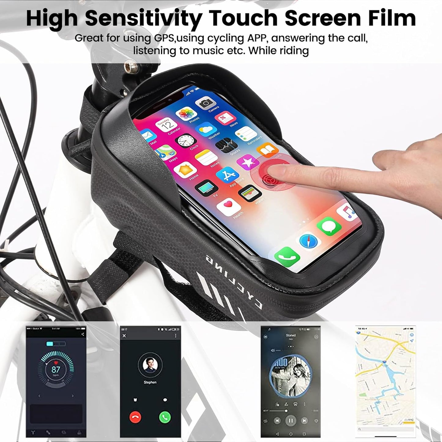 Estuche Soporte De Celular Para Bicicleta Accesorios De Bici
