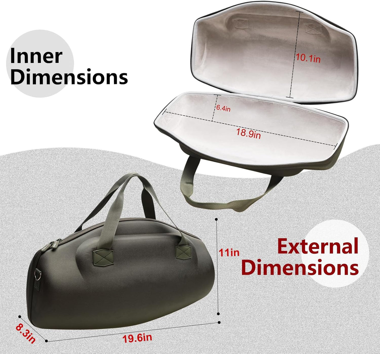 Estuche JBL Boombox 2 - 3 Forro Para Colgar Y Transportar