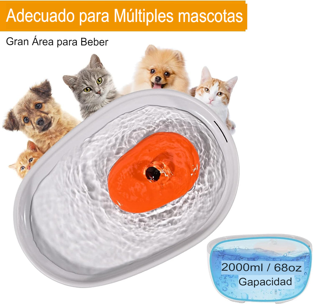 Fuente Purificadora para Mascotas blanca