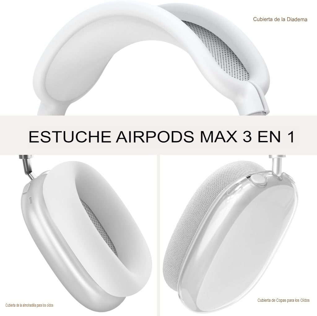Apple Airpod Max Funda De Silicona De Proteccion Y Accesorios
