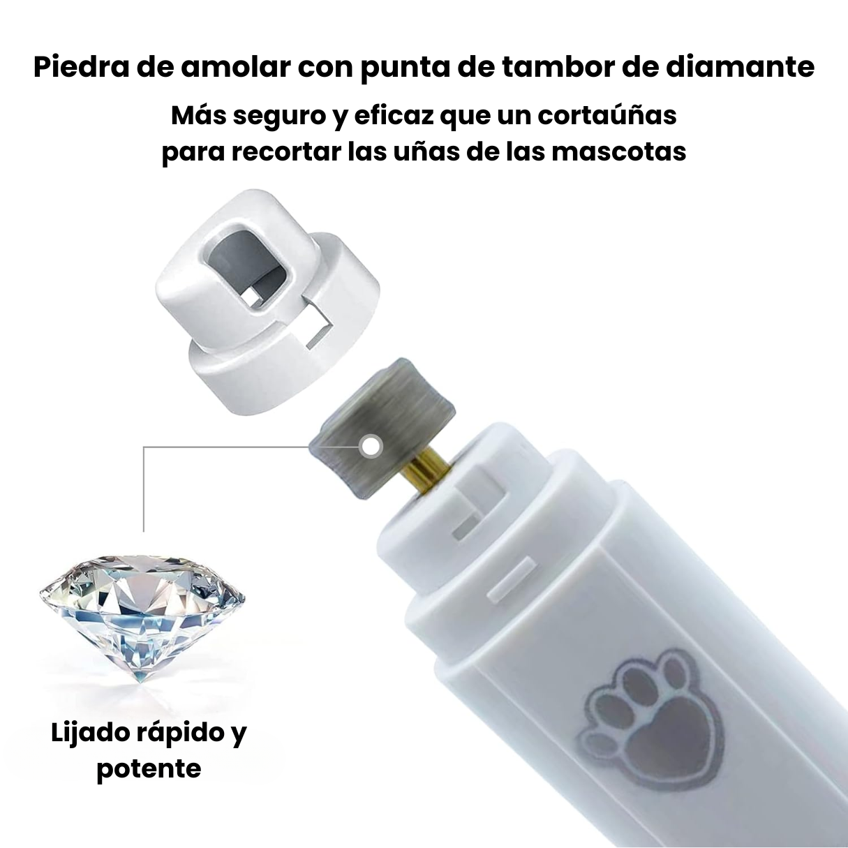 Corta Uñas Pulidor Eléctrico Para Gatos Y Perros