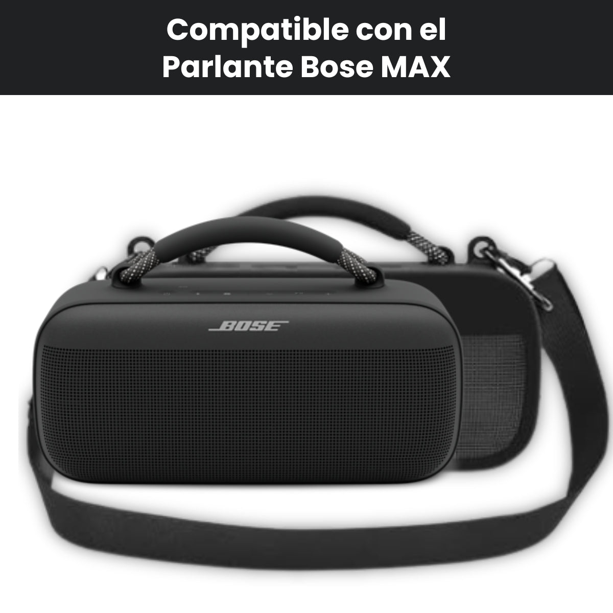 Bose Soundlink Max Funda Silicona Y Correa Para Transportar