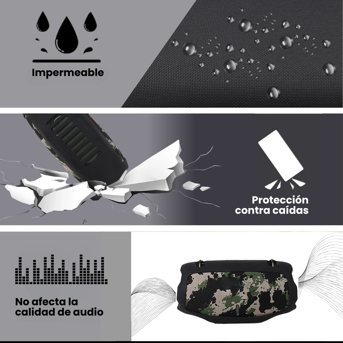 Funda De Silicona Jbl Xtreme 4 Forro Protector Resistente