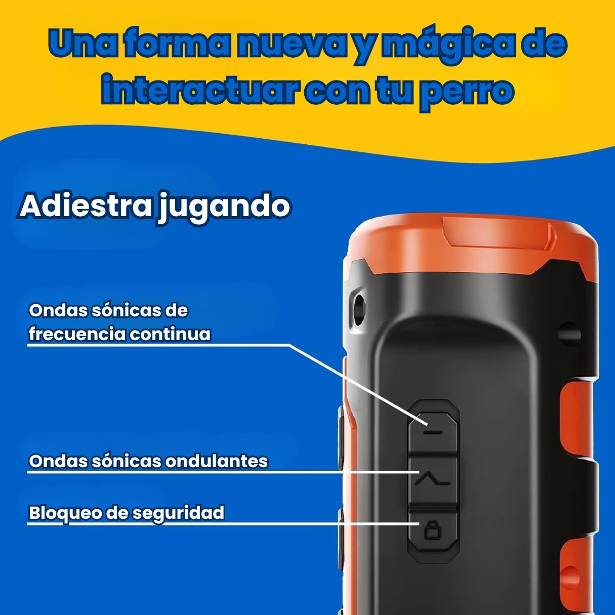 Dispositivo Ultrasónico Ahuyentador Y Entrenador De Perros