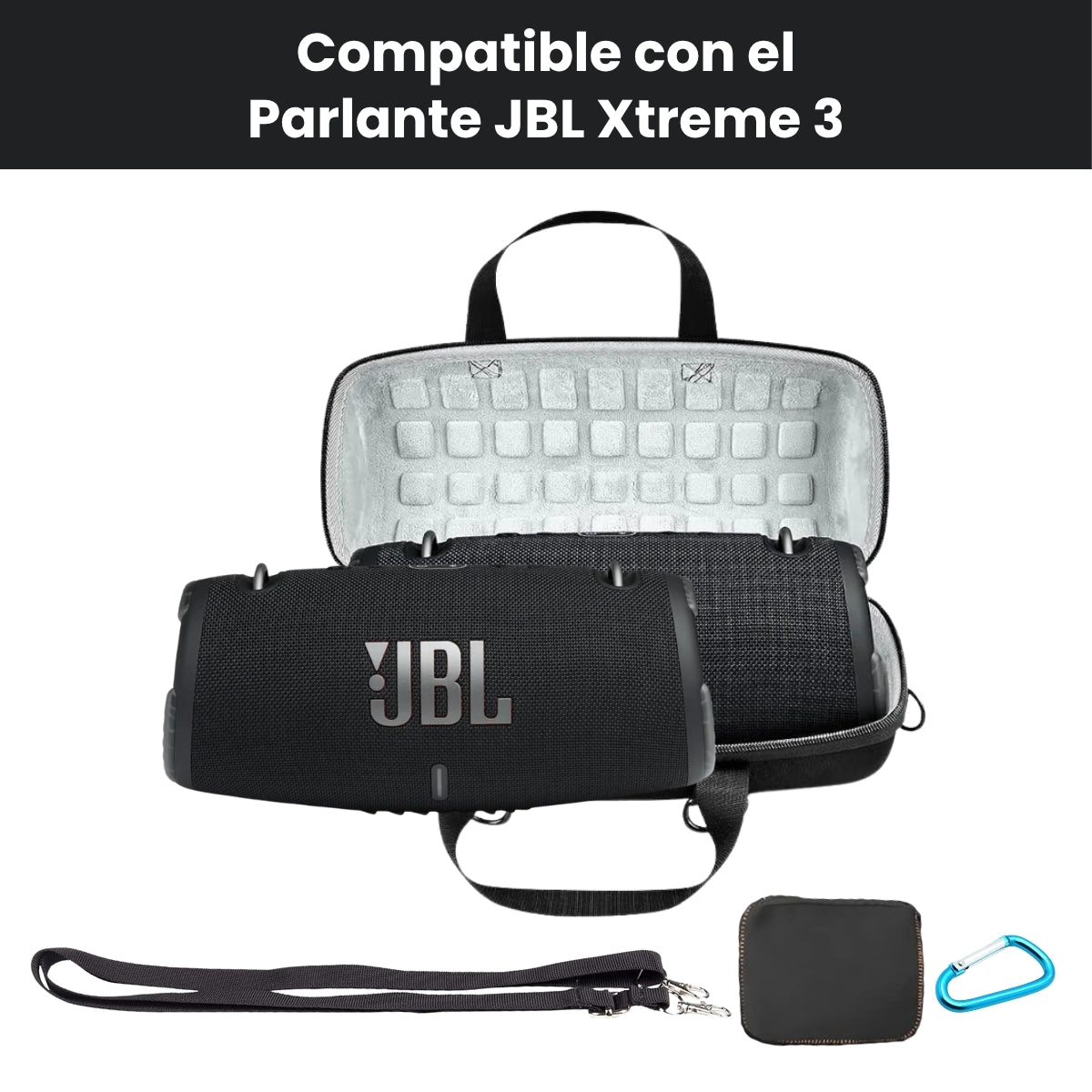 Estuche JBL Xtreme 2-3 Forro Rigido Impermeable