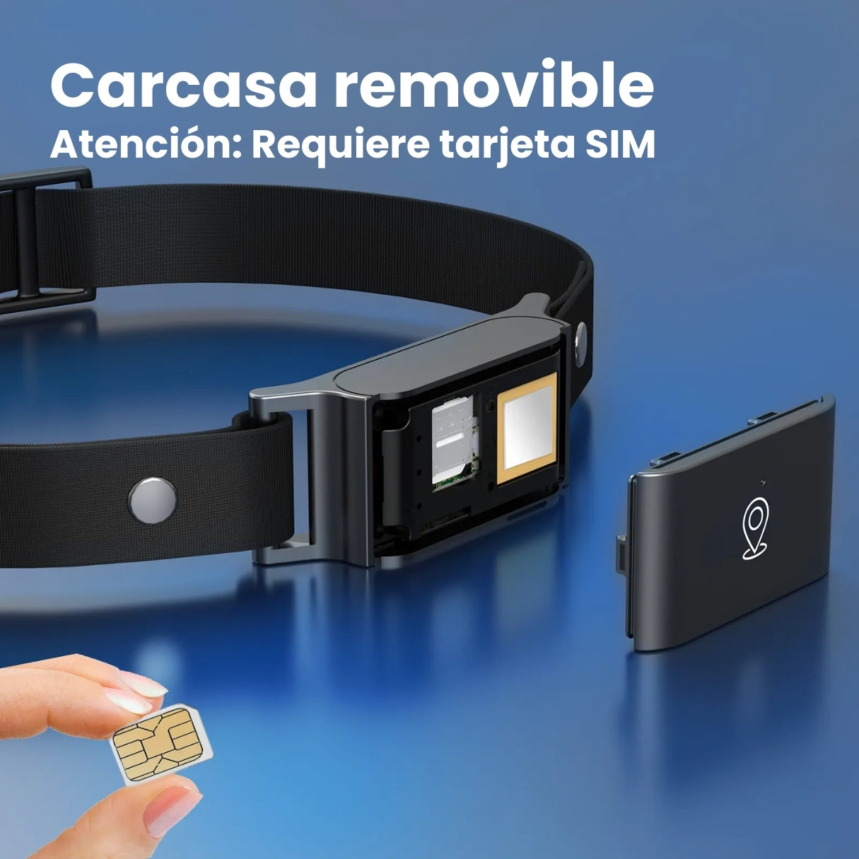Collar Localizador GPS De Mascotas Perros Y Gatos Ajustable