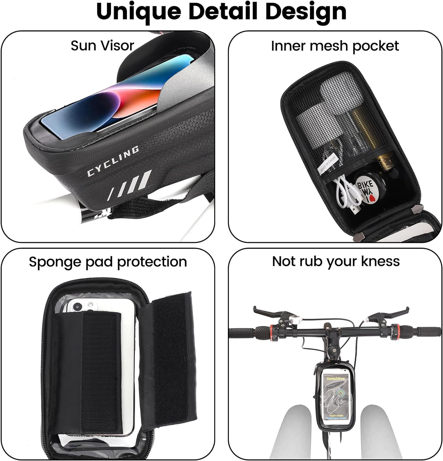 Estuche Soporte De Celular Para Bicicleta Accesorios De Bici
