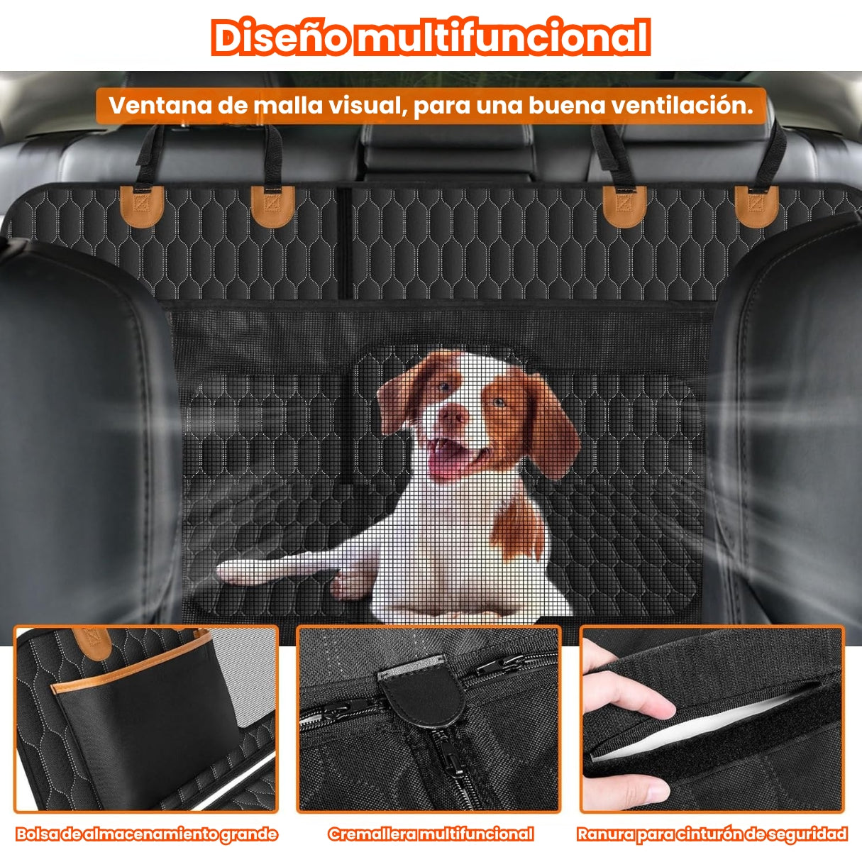 Funda Carro Asiento Forro Protector Silla Auto Mascotas