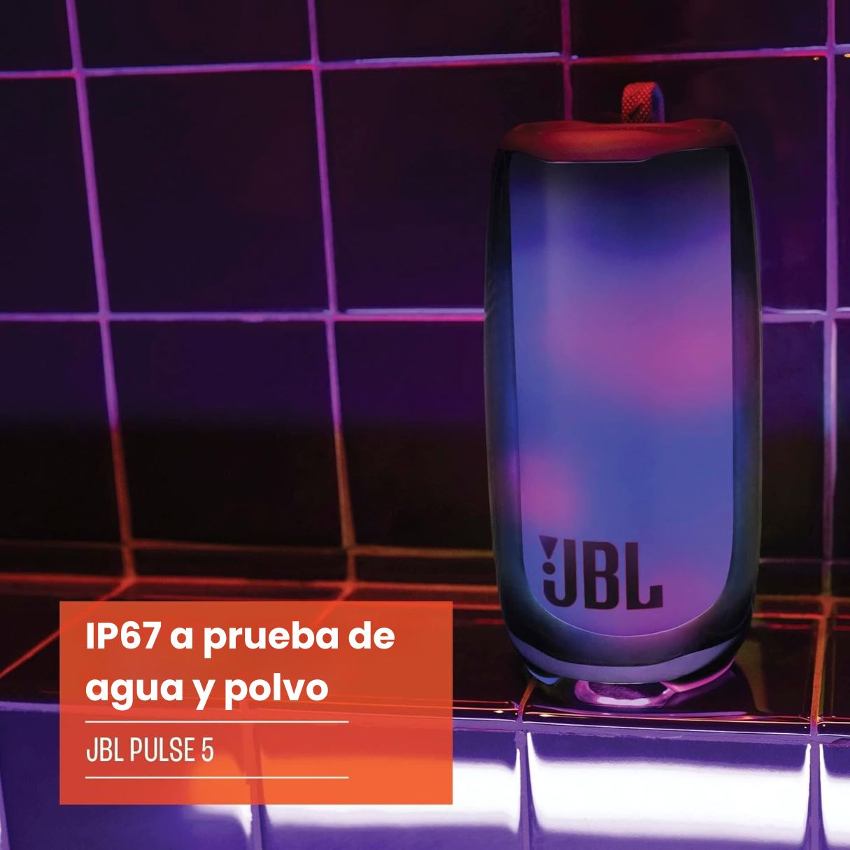JBL Pulse 5 Parlante Portátil Con Luces A Prueba De Agua