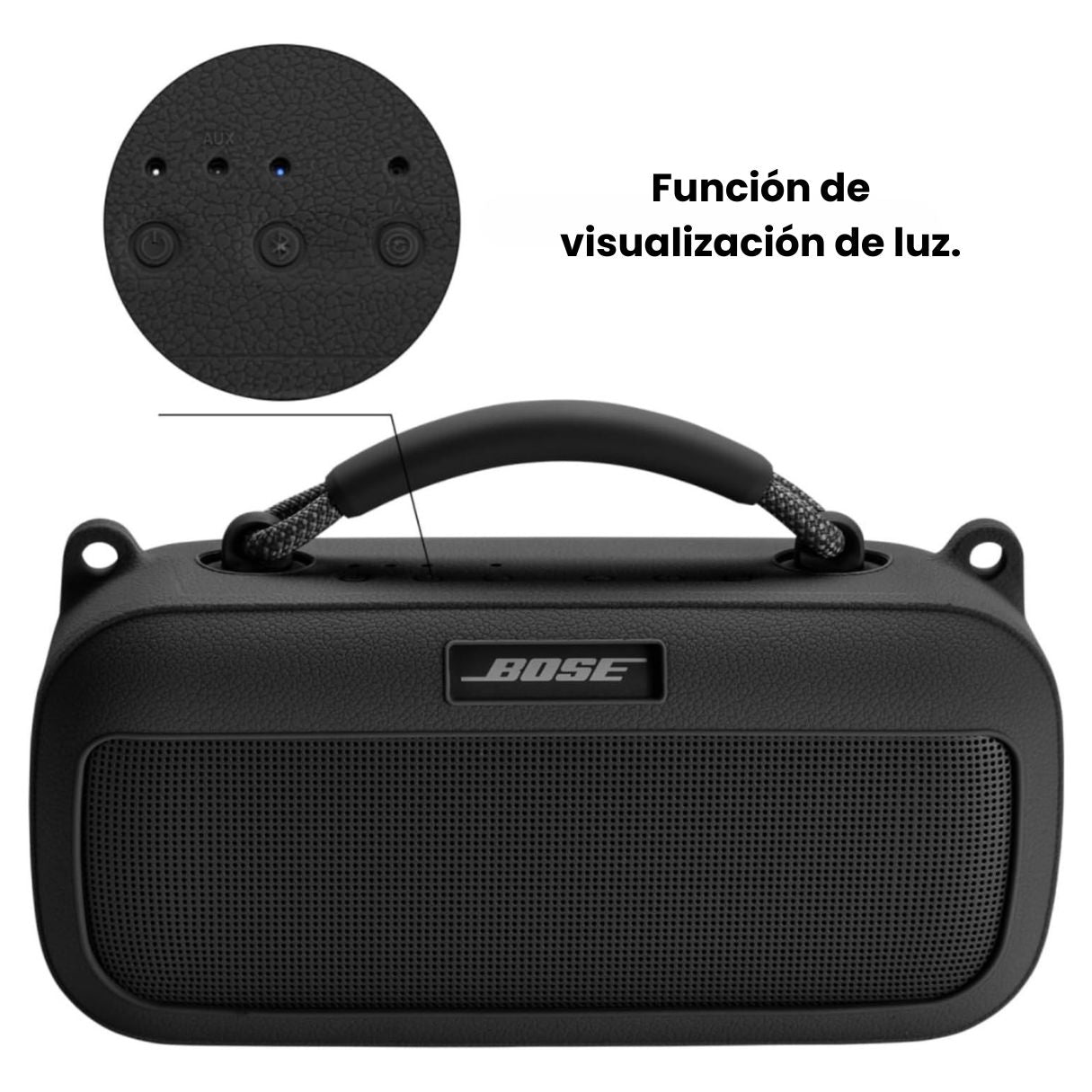 Bose Soundlink Max Funda Silicona Y Correa Para Transportar