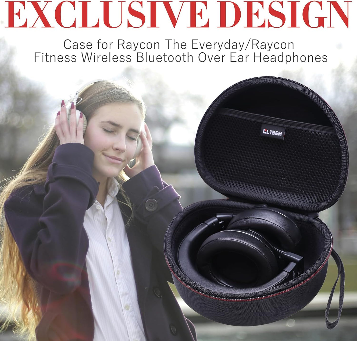Estuche Rígido Para Auriculares Funda Transporte Audifonos