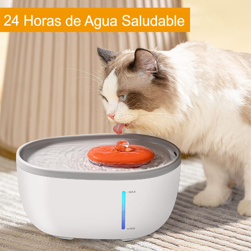 Fuente Purificadora para Mascotas blanca