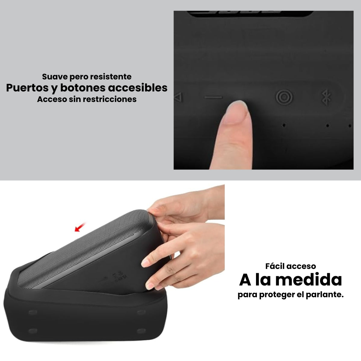 Bose Soundlink Max Funda Silicona Y Correa Para Transportar