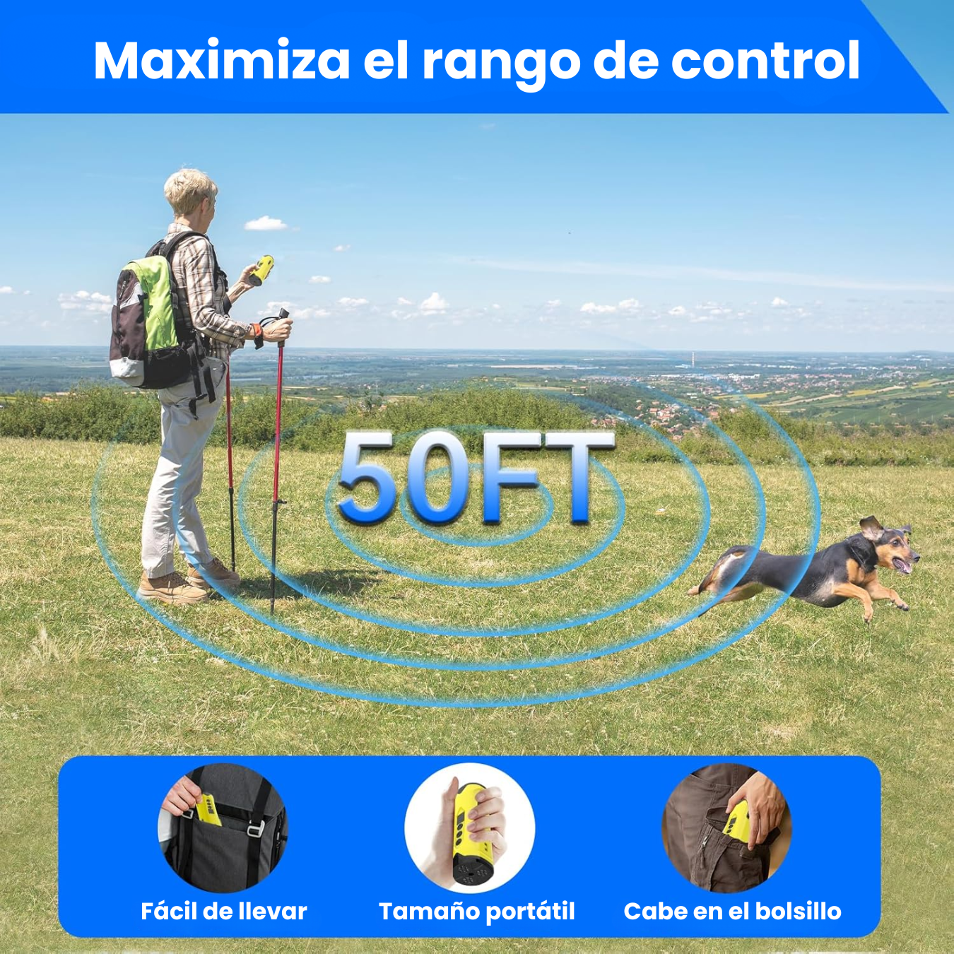 Dispositivo Anti ladrido Aparato Ultra Sonico