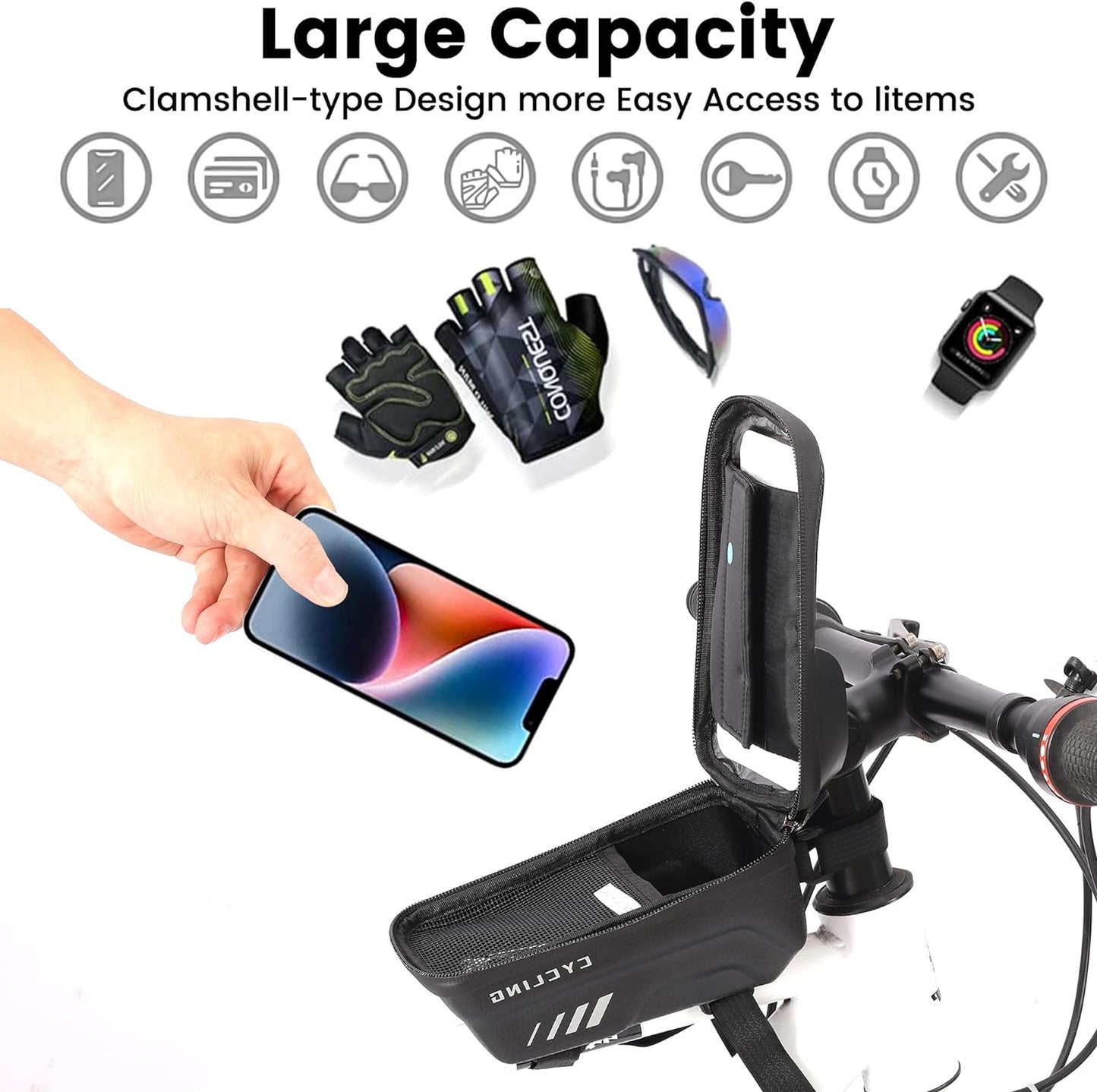 Estuche Soporte De Celular Para Bicicleta Accesorios De Bici