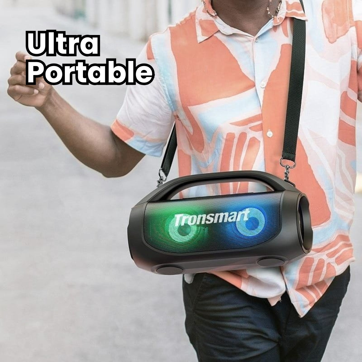 Tronsmart Bang Se Parlante Bluetooth Portatil Ipx6 Led