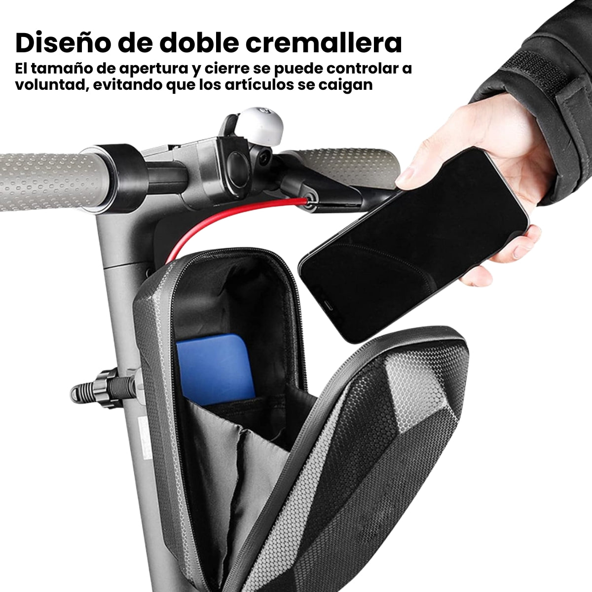Estuche Impermeable Para Accesorios De Scooter Y Bicicleta