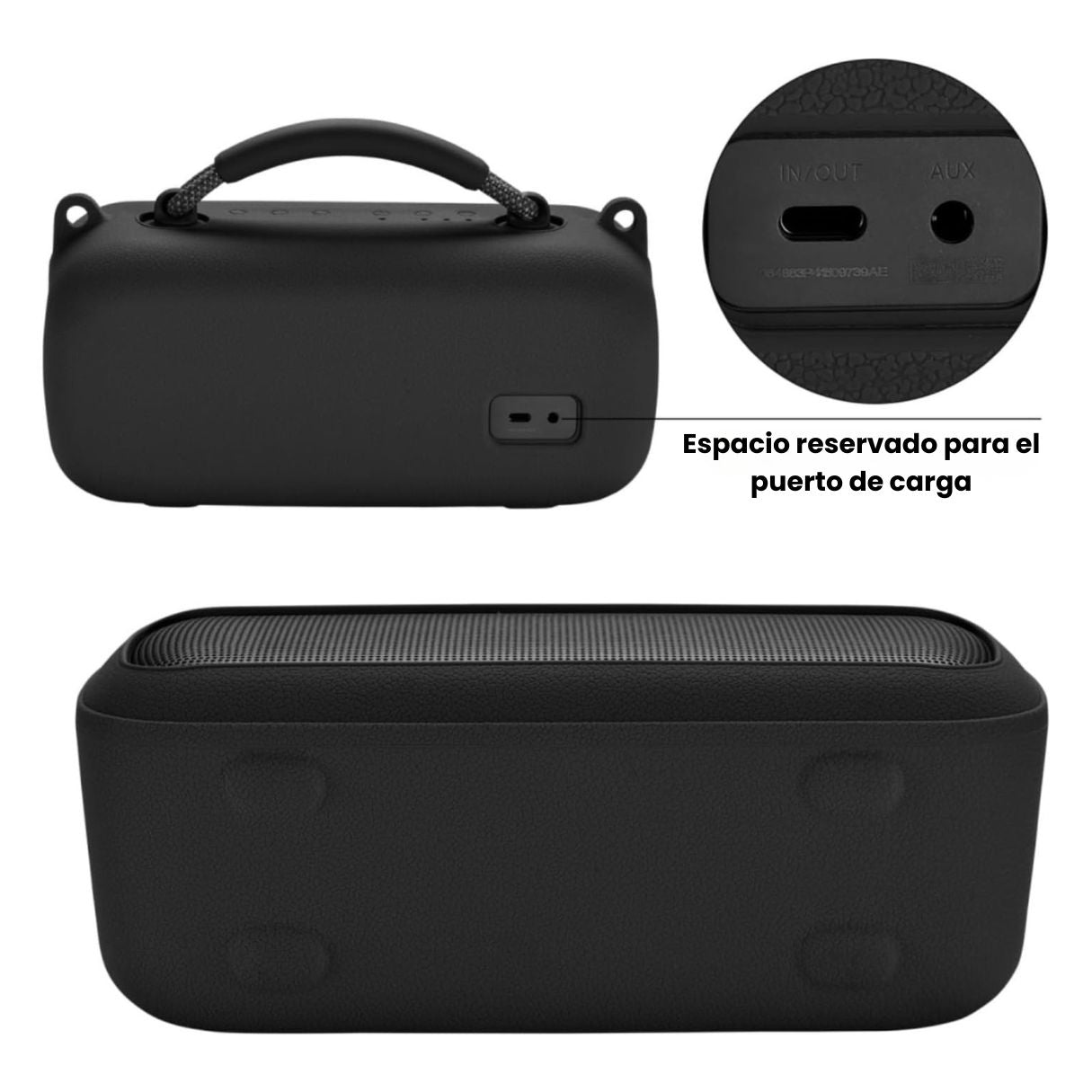 Bose Soundlink Max Funda Silicona Y Correa Para Transportar