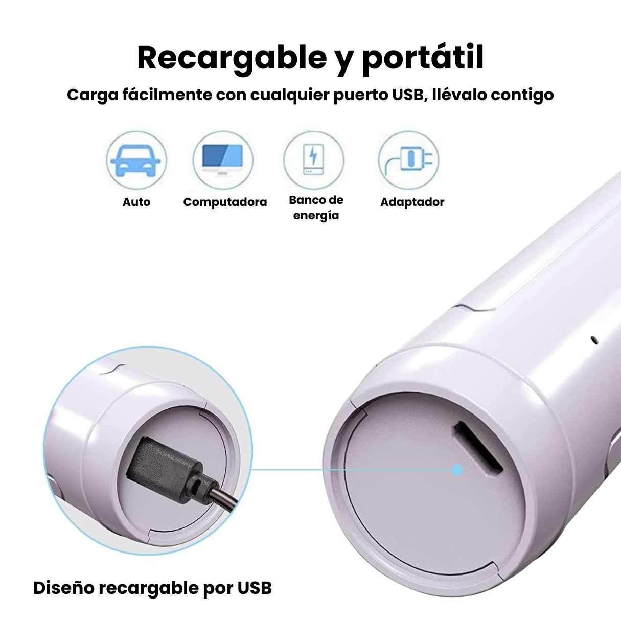 Corta Uñas Pulidor Eléctrico Para Gatos Y Perros