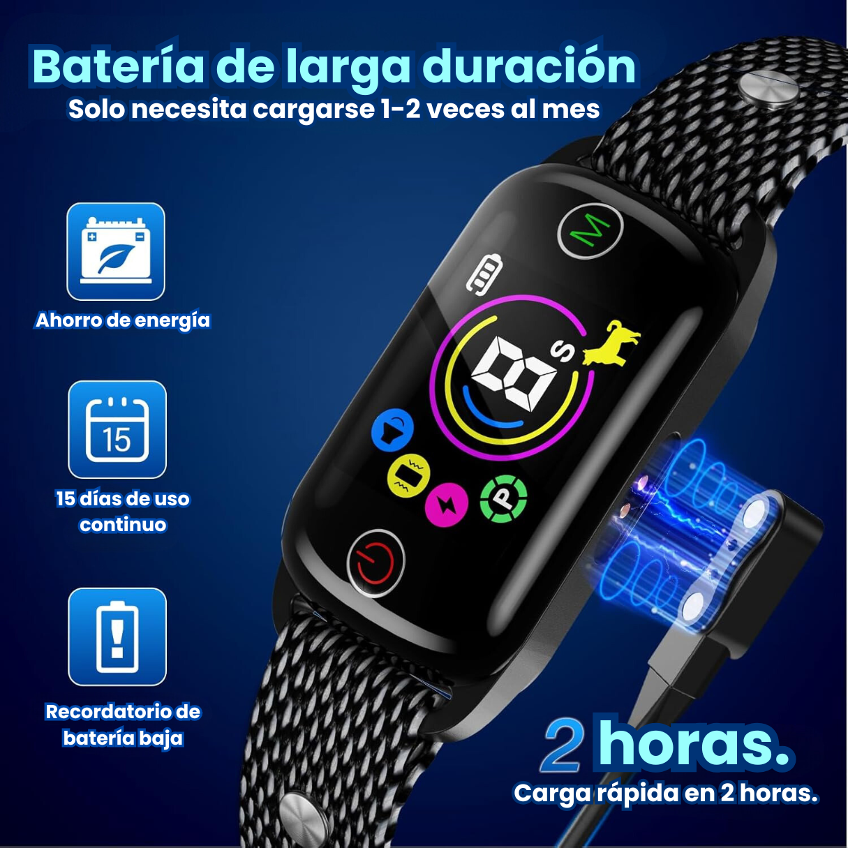 Collar Antiladridos Inteligente De Entrenamiento Para Perros