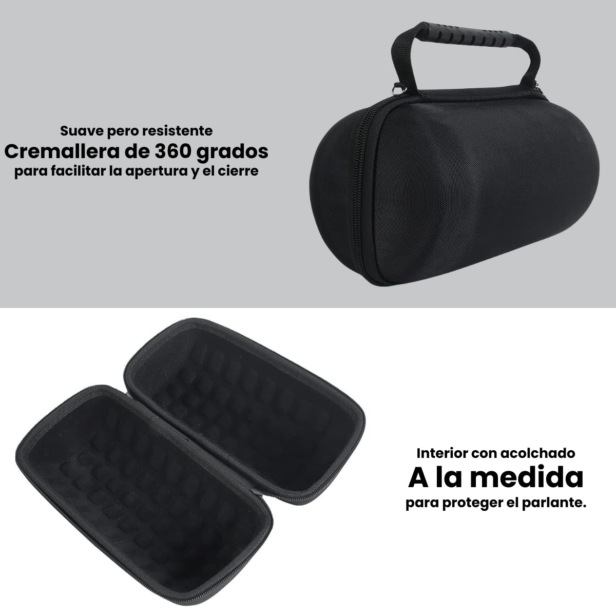 Estuche Jbl Charge 6 Rígido Protector Impermeable Con Correa
