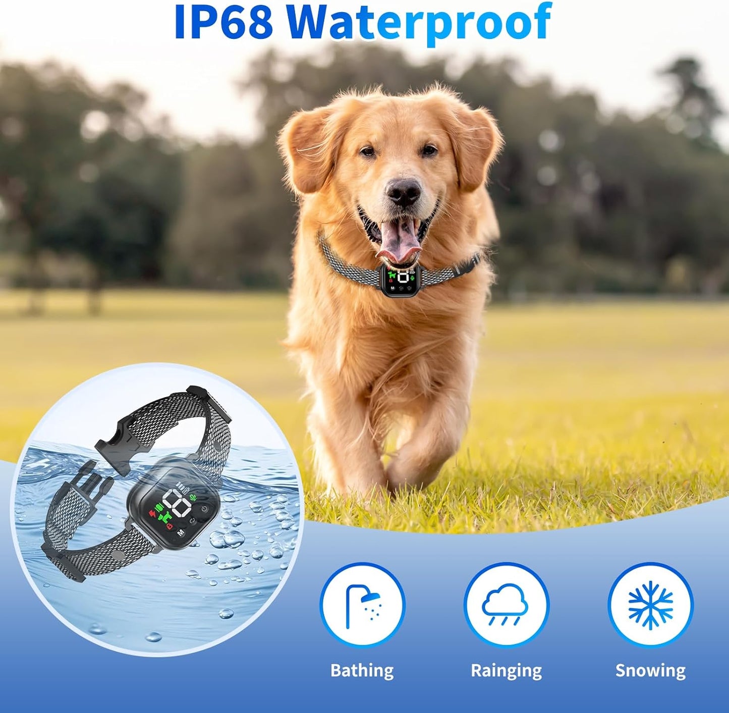 Collar Anti Ladridos De Entrenamiento para Perros