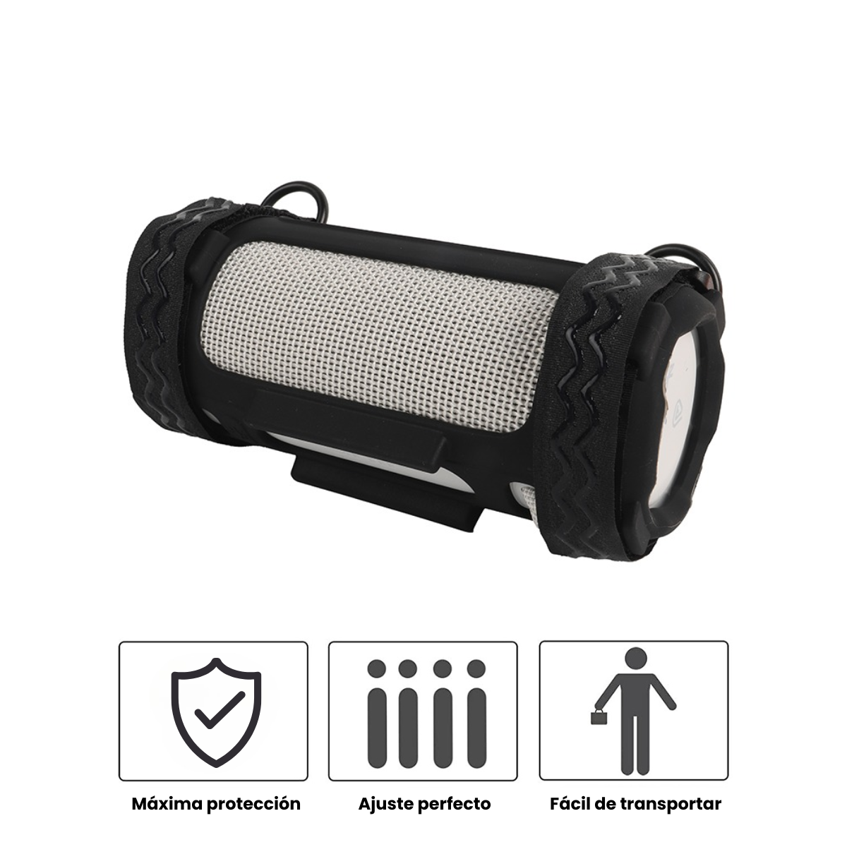 Silicona Protectora JBL Grip Funda A La Medida Con Correa
