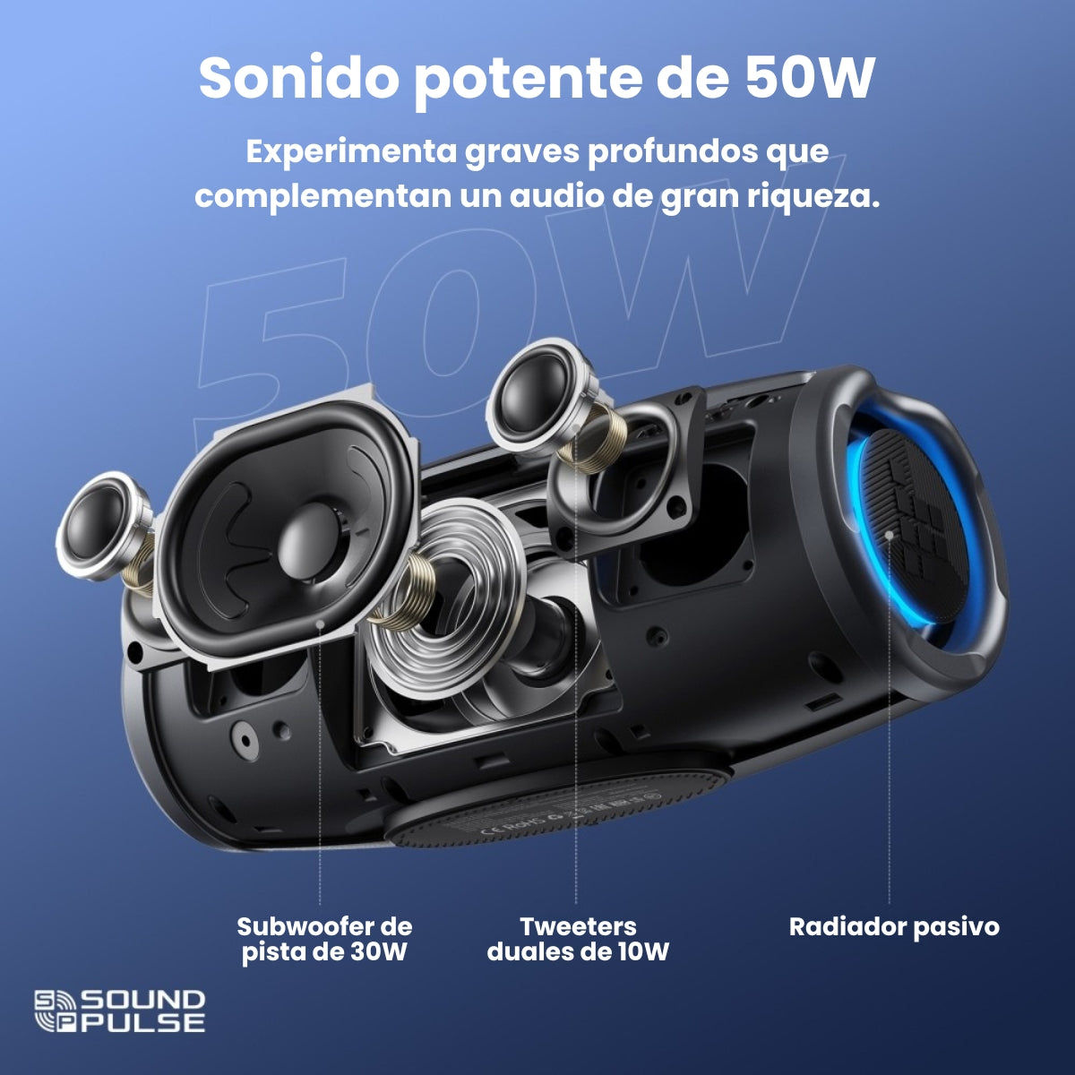 Tronsmart Mirtune S100 Parlante Bluetooth Impermeable 20 Hrs