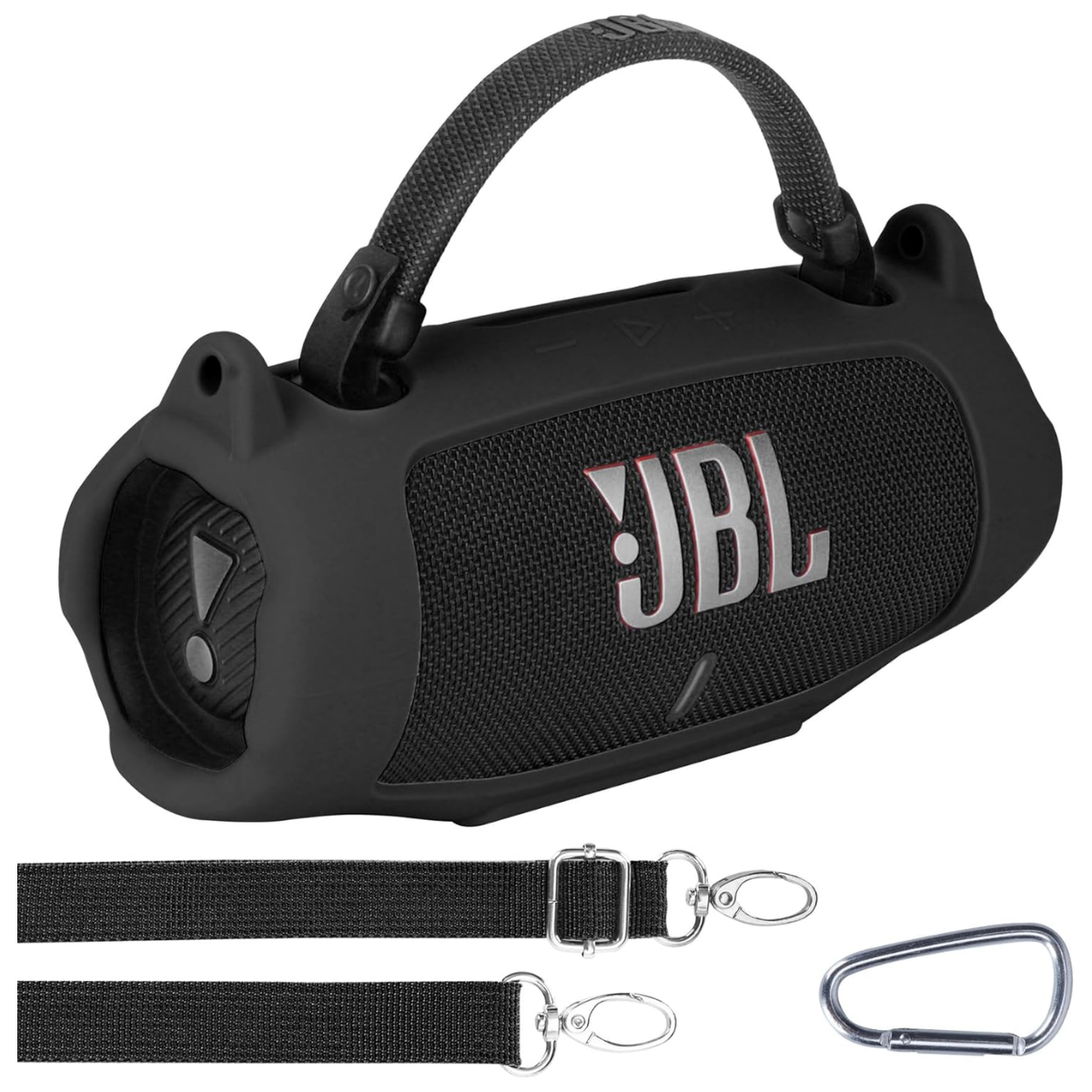 Silicona Protectora JBL Charge 6 Funda A Medida Con Correa