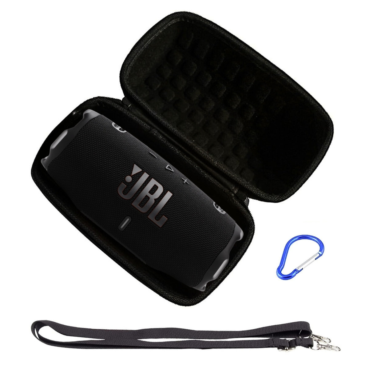 Estuche Jbl Charge 6 Rígido Protector Impermeable Con Correa