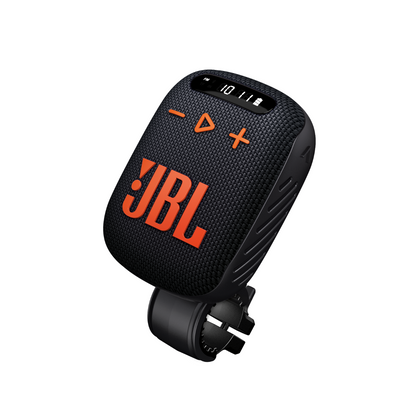 JBL Wind 3 Parlante Portatil Moto Bici Mp3 Radio Negro/Naranja