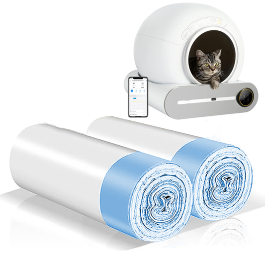Rollos De Bolsas Para Caja Arenero Automatico Gatos Mascotas