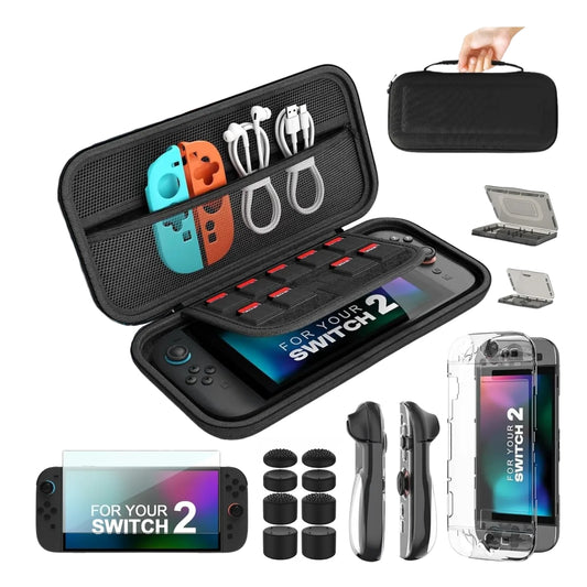 Kit Nintendo Switch 2 Estuche Rígido Y Accesorios Varios