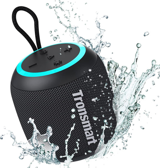 Parlante Bluetooth Tronsmart T7 Mini Ipx7 Led Negro 18 Horas