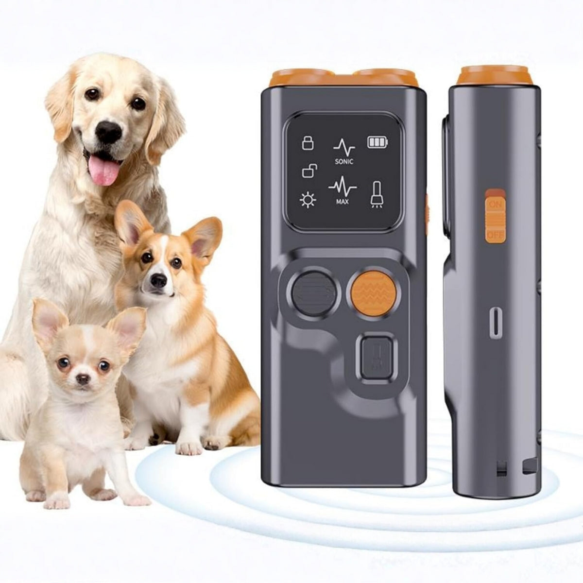 Dispositivo Ultrasónico Ahuyentador Y Entrenador De Perros
