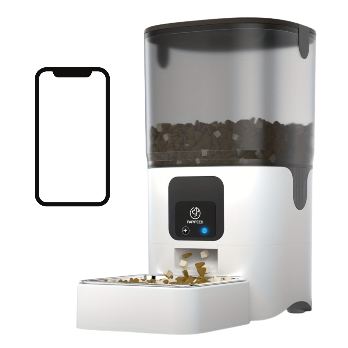 Comedero Alimentador Dispensador Wifi Automático Mascotas