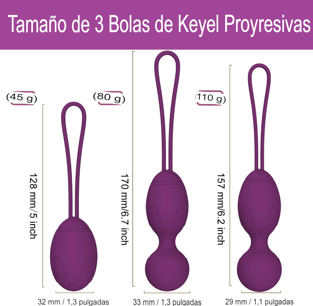 Kit Pesas Kegel con Pesos Graduales