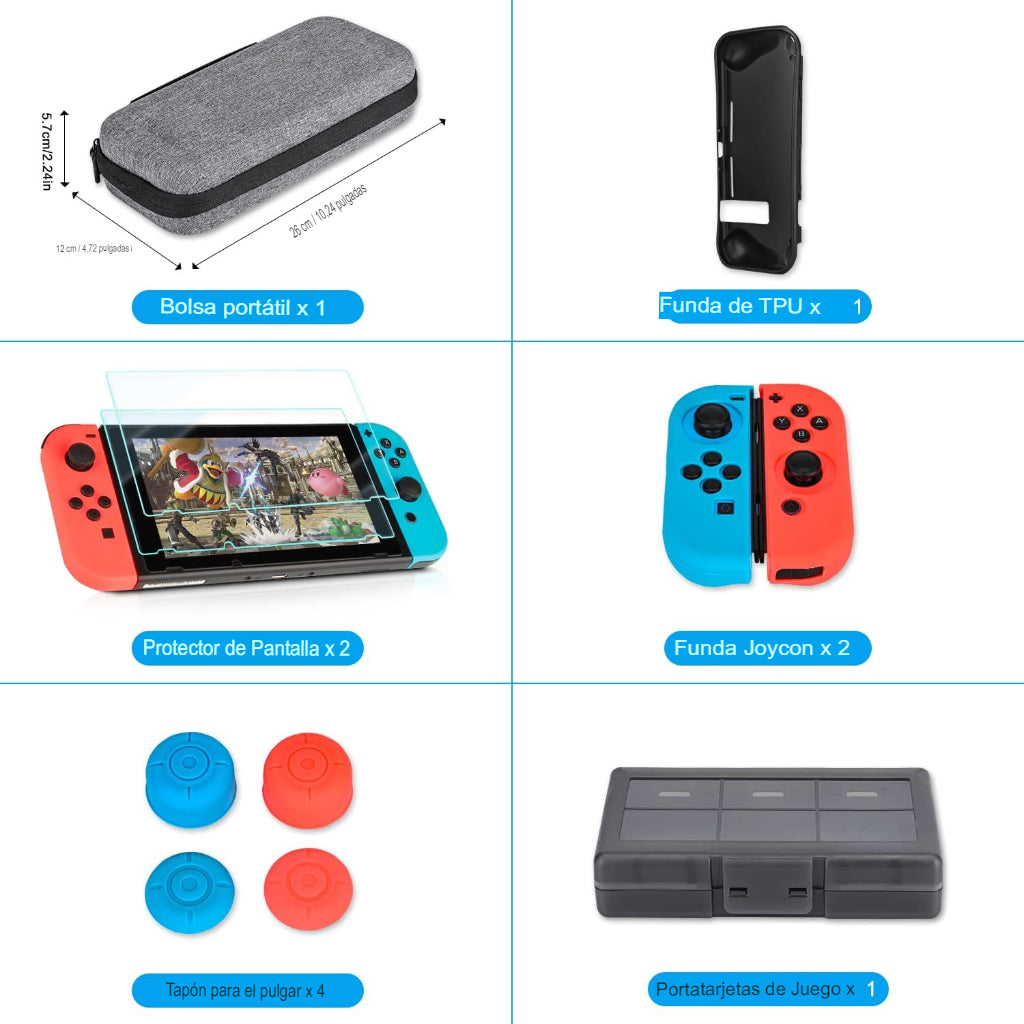 Kit Nintendo Switch Estuche