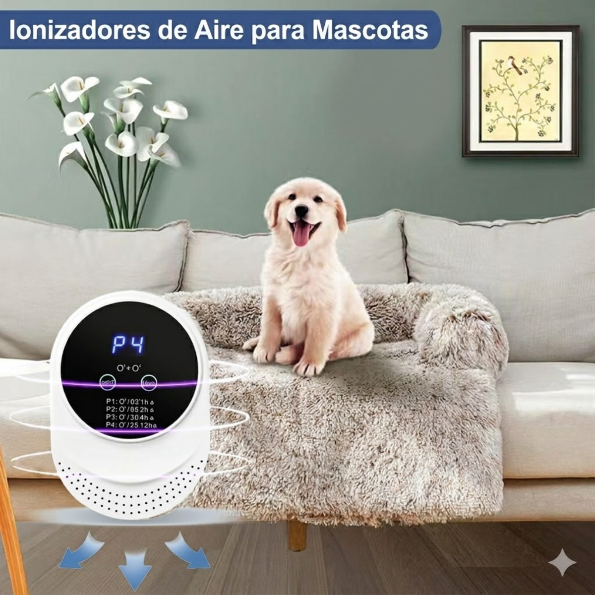 Purificador De Aire Elimina Olores Tactil Desodorizante