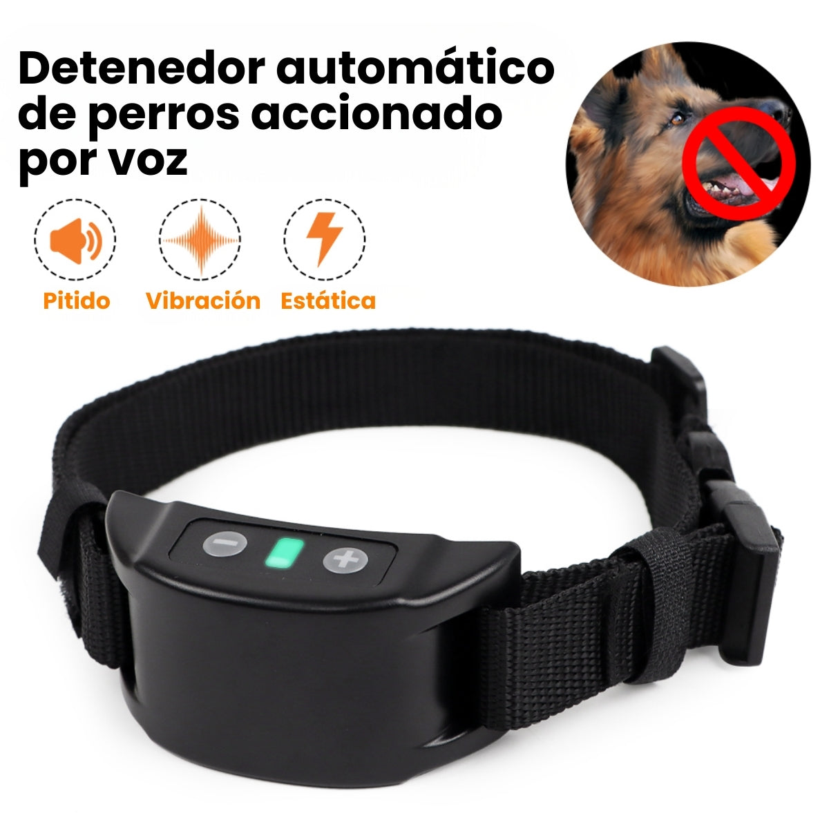 Collar Anti Ladridos Inteligente De Entrenamiento para Perros
