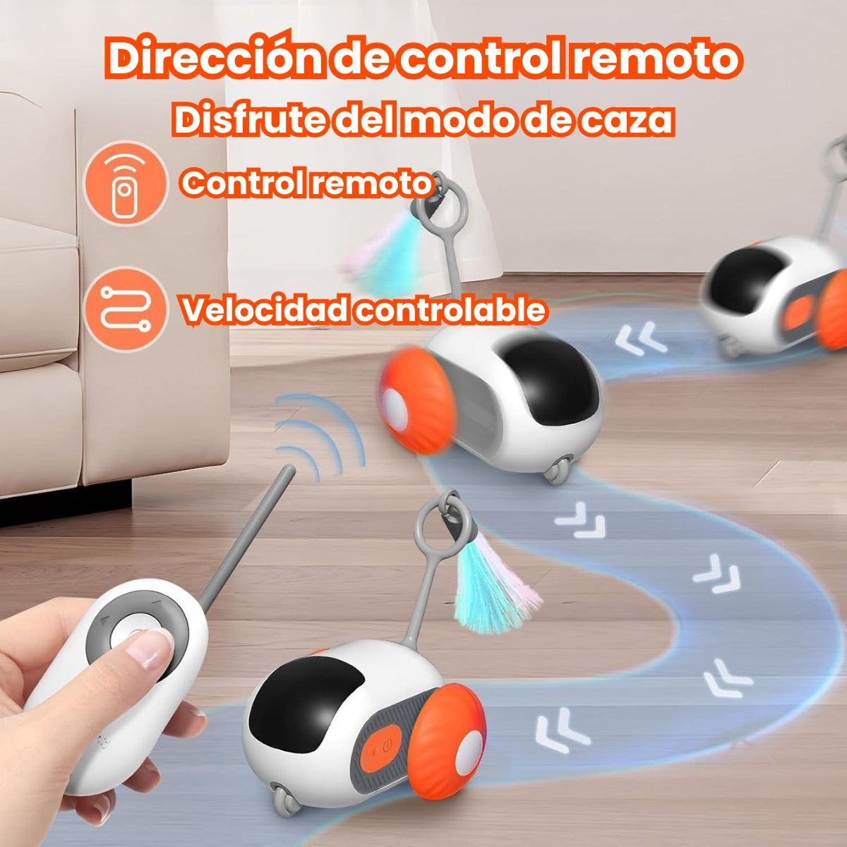 Juguete Inteligente Eléctrico Para Gato Con Control