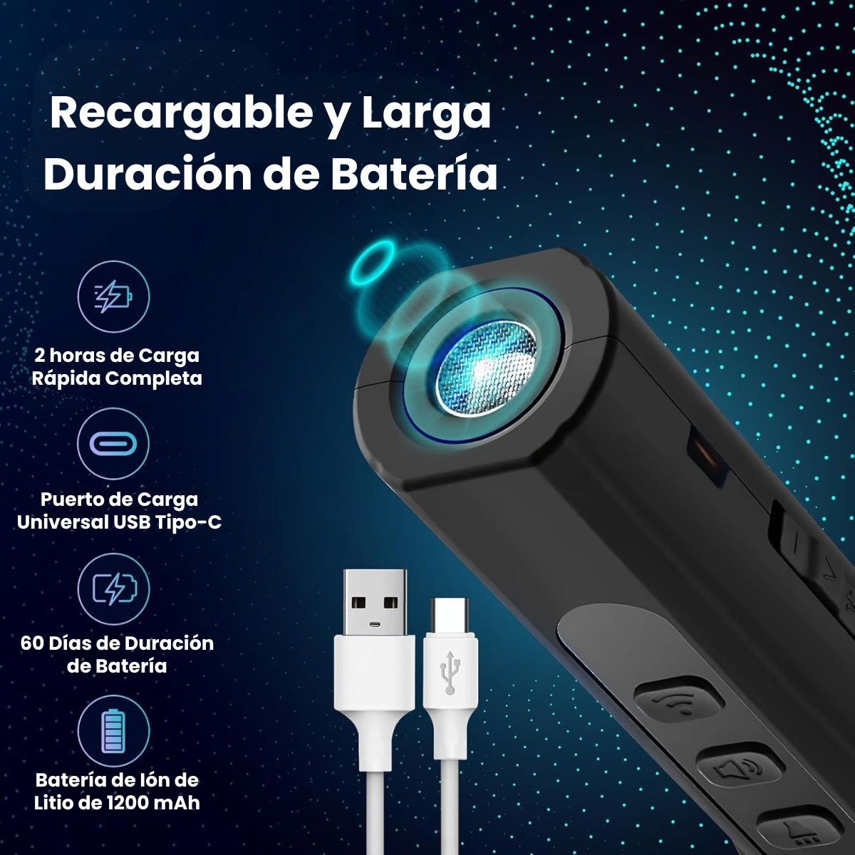 Dispositivo Ultrasónico Entrenador Y Ahuyentador De Perros