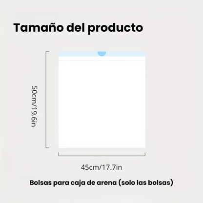 Rollos De Bolsas Para Caja Arenero Automatico Gatos Mascotas