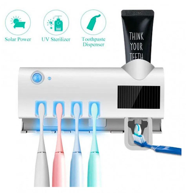 Soporte Esterilizador UV Multiusos Con Dispensador De Crema – globshoping