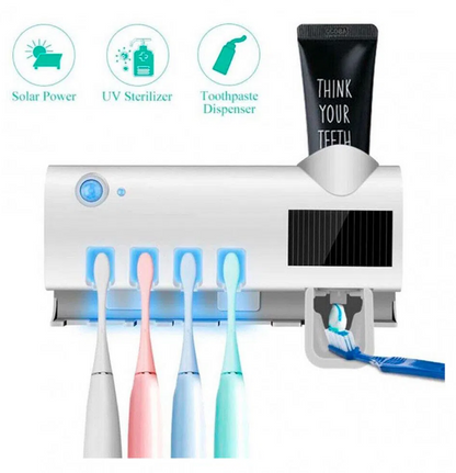 Soporte Esterilizador UV Multiusos Con Dispensador De Crema