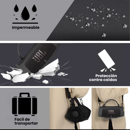 Silicona Protectora JBL Charge 6 Funda A Medida Con Correa