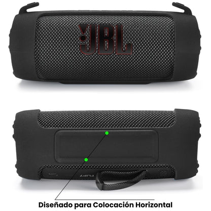Silicona Jbl Flip 7 Funda Para Poder Colgar Y Transportar Negro